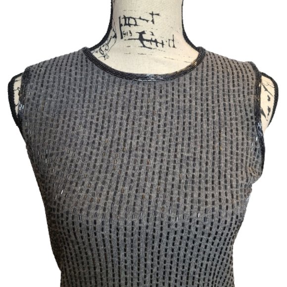 Ralph Lauren Beaded Merino Wool Blouse - Picture 3 of 11